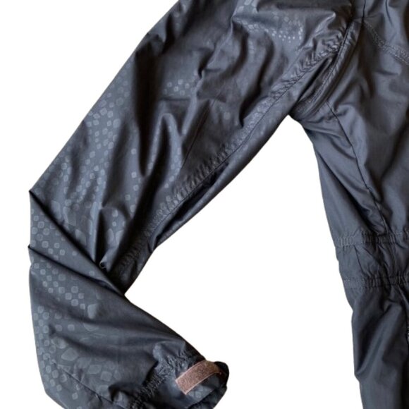 Adidas ClimaProof Convertible Fleece Lined Wind Jacket Women's M Blue - Picture 9 of 15